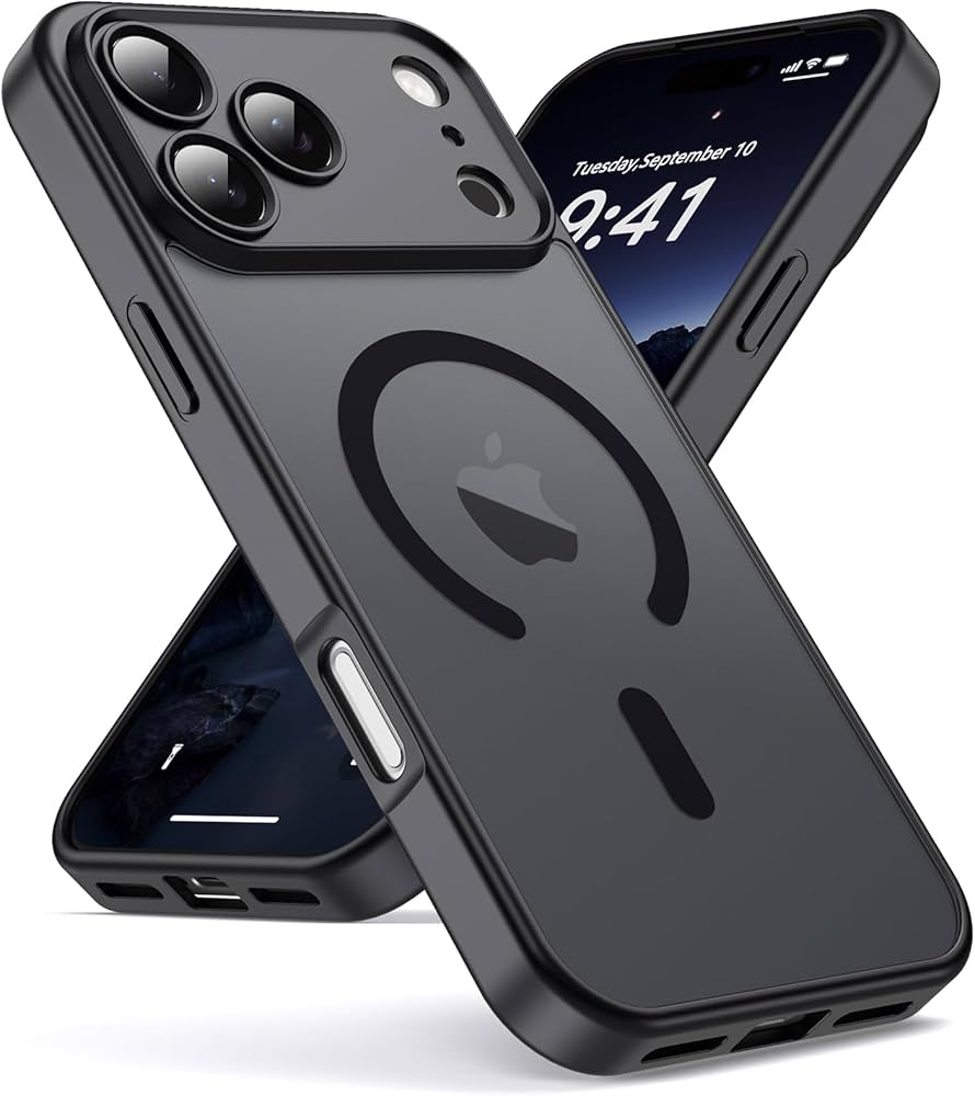 CAPA IPHONE 17 PRO MAX LUMIERE MAGNETICA PRETO - DEVIA