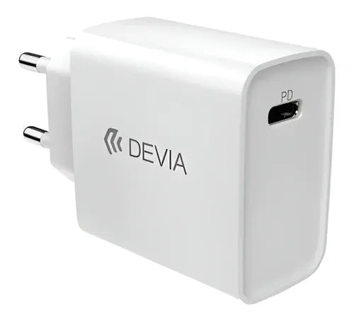 CARREGADOR 45W ROCKET PD QC BRANCO - DEVIA