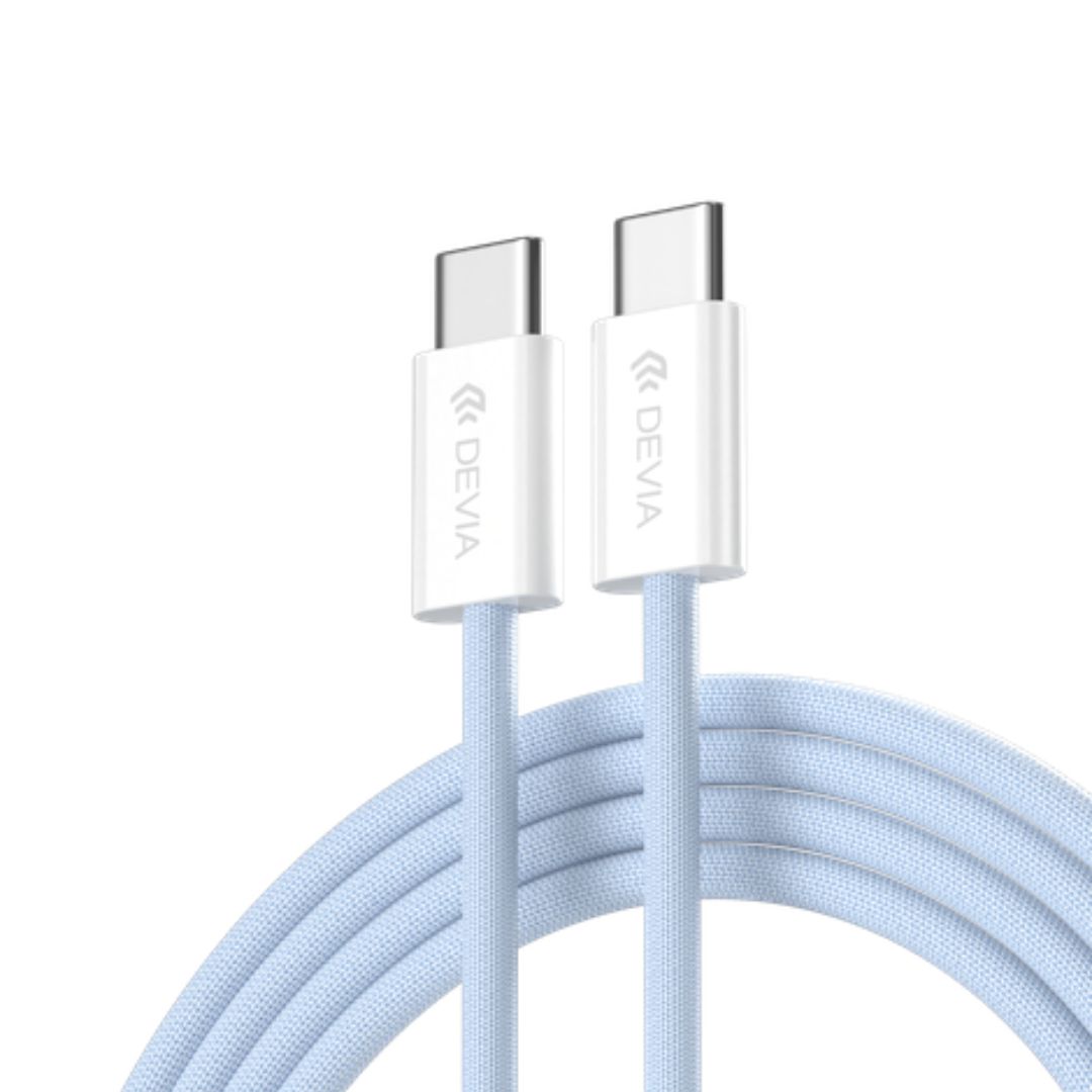 CABO SMART WOVEN C/C PD 60W 1M BRANCO - DEVIA