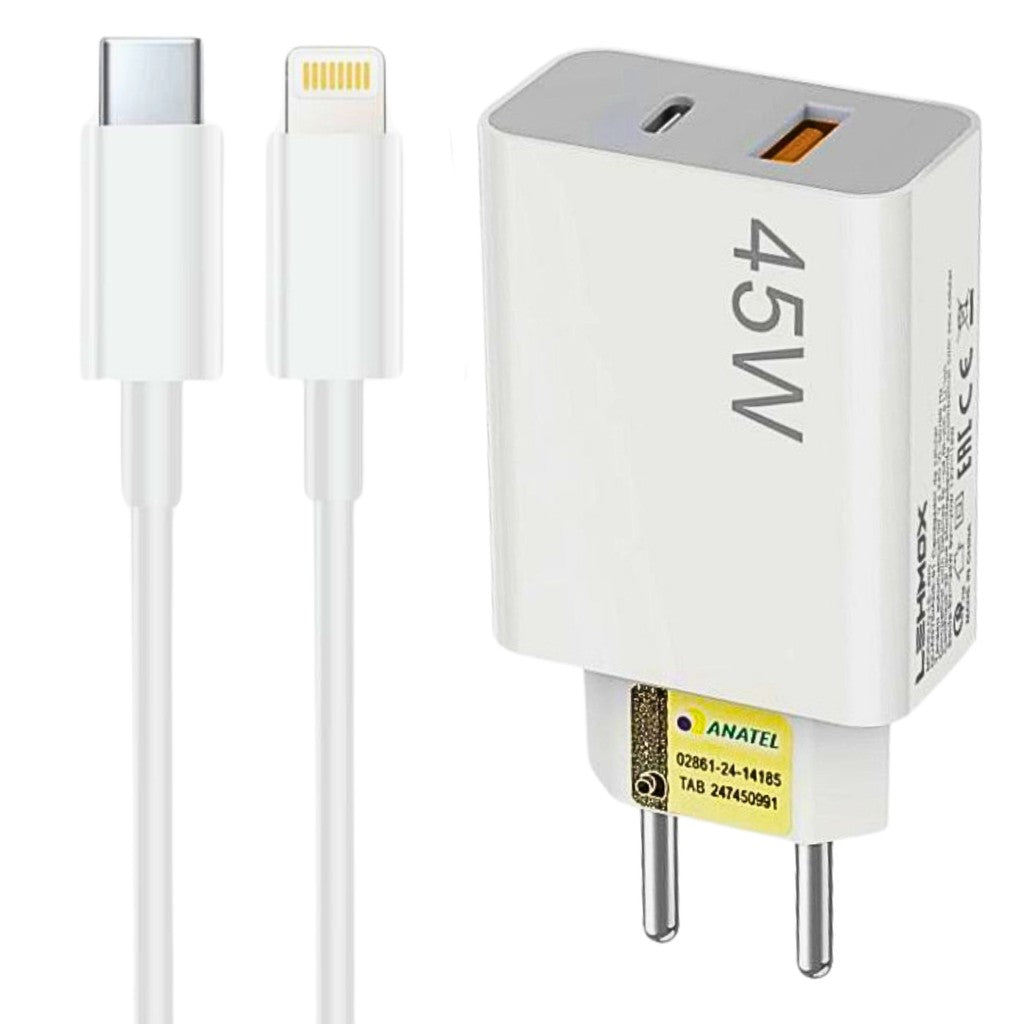 CARREGADOR 30W USB+USB C  DEVI